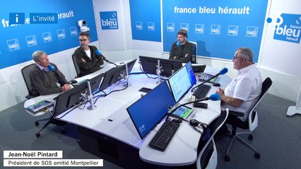 Jean-Noël Pintard, président de S.O.S Amitié de Montpellier