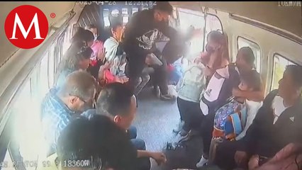 Son detenidos dos presuntos ladrones de transporte público en el EdoMéx
