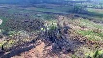 Incendios forestales merman lentamente en el oeste de Canadá