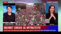 Cumhurbaşkanı Erdoğan'ın Batman mitingine Mehmet Şimşek de katıldı