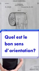 Quel est le bon sens d’orientation d’un rouleau de papier toilette ?