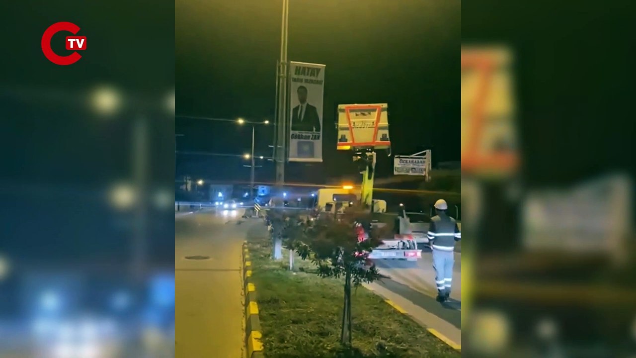 Gökhan Zan'ın seçim afişi indirildi: 'Benden bu kadar çok korkmayın'