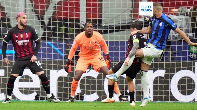 El Inter se lleva el triunfo en el derbi contra el AC Milan en semifinales de la Liga de Campeones