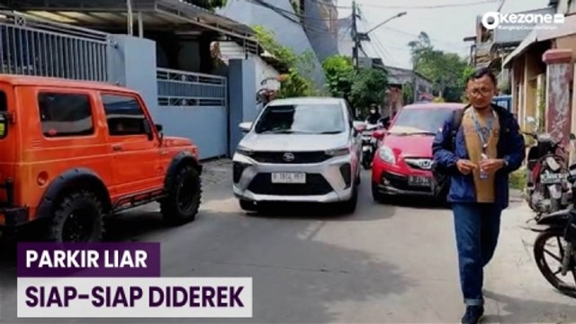 Peringatkan Warga Sunter Jaya Tidak Parkir Liar, Dishub Ancam Derek Kendaraan
