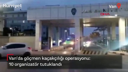 Van'da göçmen kaçakçılığı operasyonu