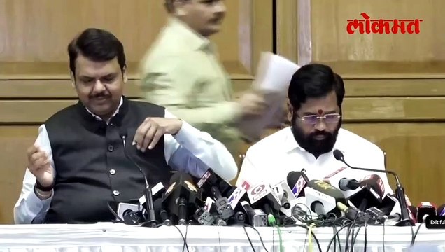 फडणवीस Bubble - सरकार तर सेटल झालं... शिंदे Bubble - आता काही डाऊट नाही ना... शिंदे-फडणवीसांची फटकेबाजी