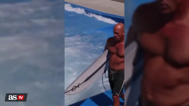 Kelly Slater and other surfing legends try out Hawaii’s artificial waves