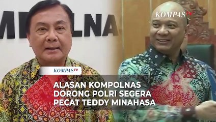 Alasan Kompolnas Dorong Polri Segera Pecat Teddy Minahasa
