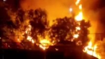 मुरैना: फर्नीचर के गोदाम में लगी भीषण आग, 65 लाख का सामान ख़ाक