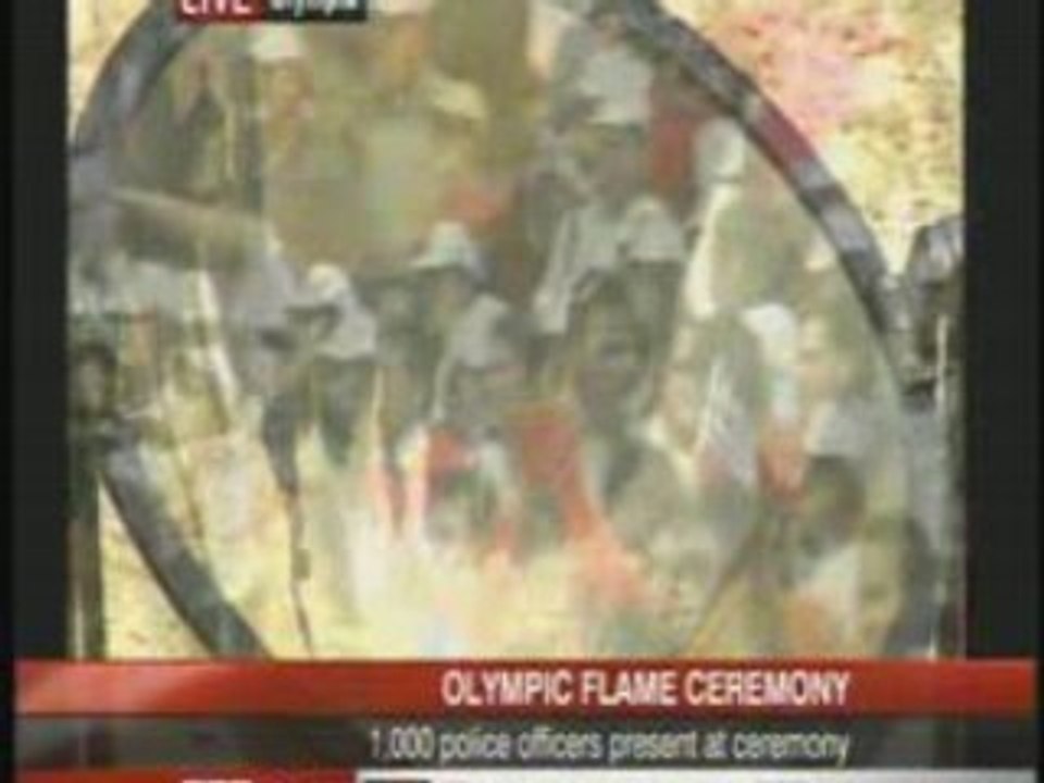 Olympic Flame Protest