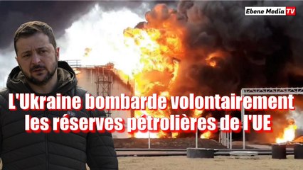 L'Ukraine bombarde plusieurs réserves de pétrole destinés aux pays européens