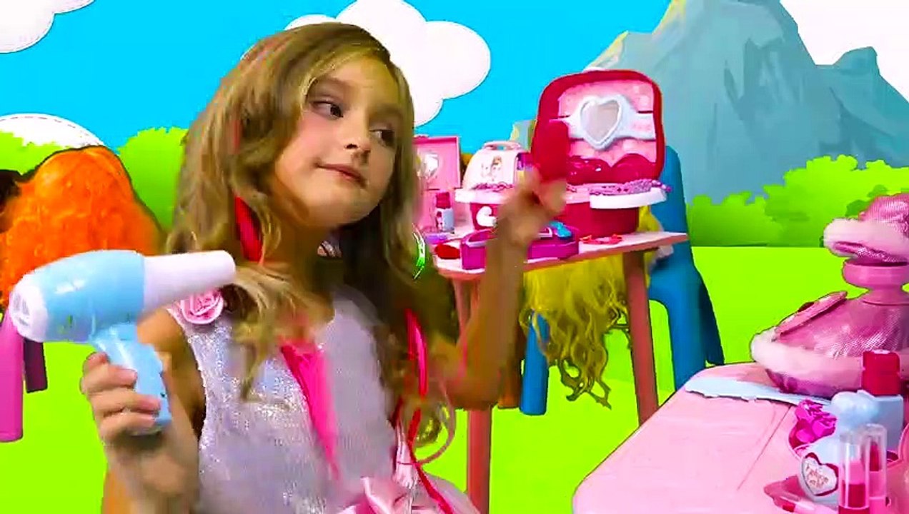 Sasha and girl toys