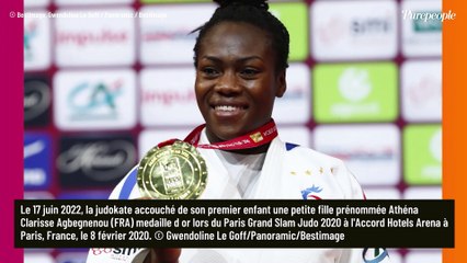 "J'allaite encore Athéna" : L'exploit de Clarisse Agbegnenou, championne moins d'un an après la naissance de sa fille