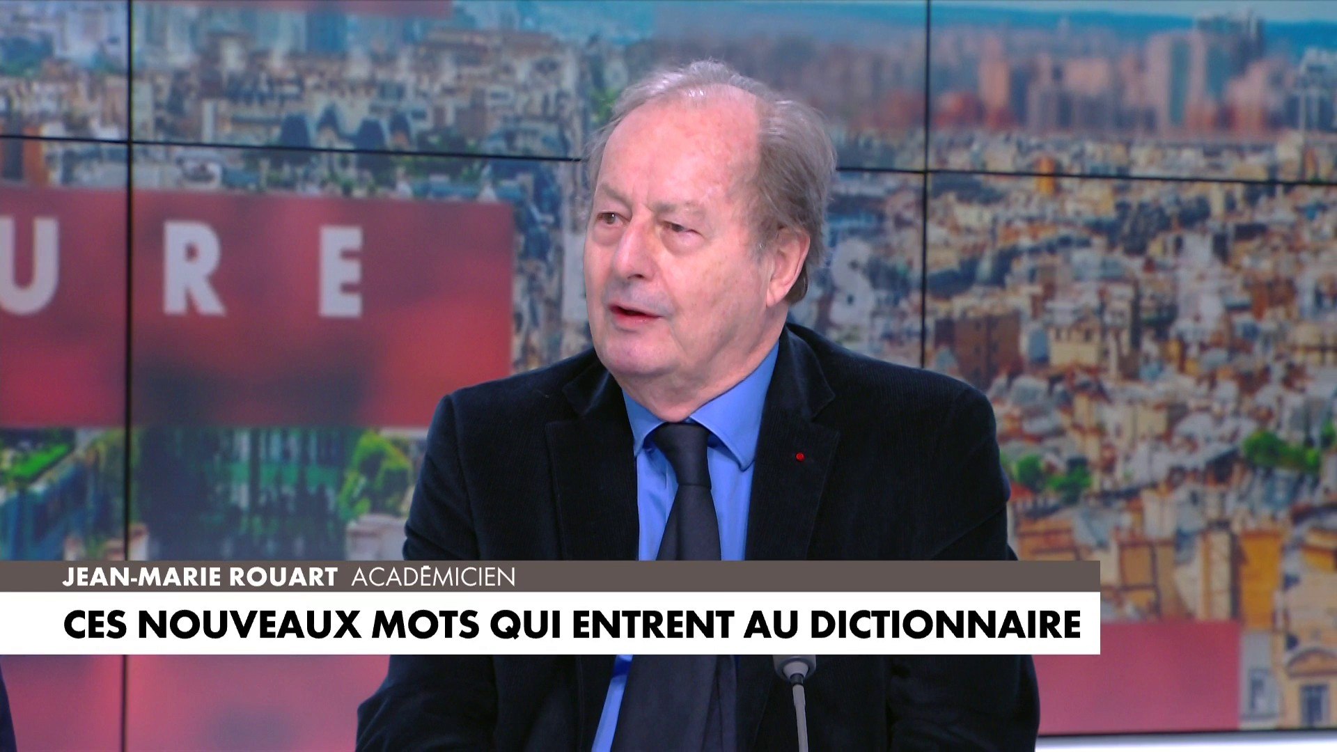 Jean-Marie Rouart : «L'Académie française ne devrait se consacrer qu'à  défendre la langue française contre le franglais» - Vidéo Dailymotion