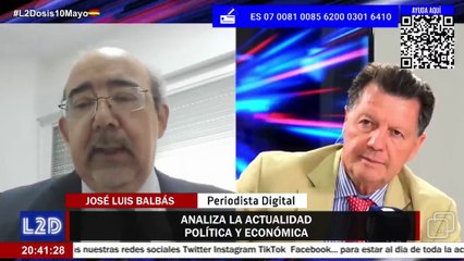 José Luis Balbás pinta un negro panorama para Sánchez y sus secuaces: “No tienen opción”