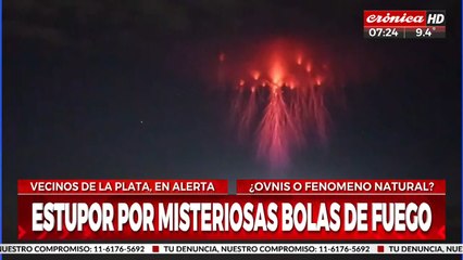 Alerta por la aparición de un OVNI en La Plata