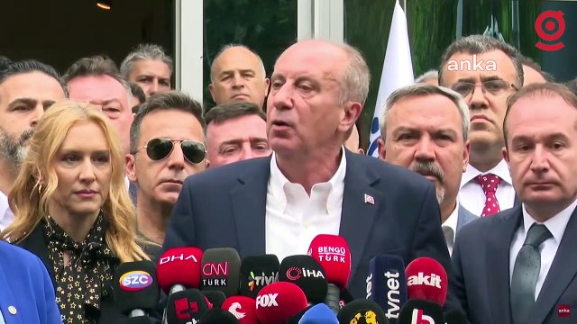 Memleket Partisi Genel Başkanı Muharrem İnce, açıklama yapıyor #canlı