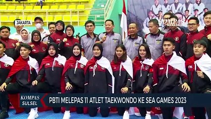 PBTI melepas 11 atlet taekwondo ke SEA games 2023