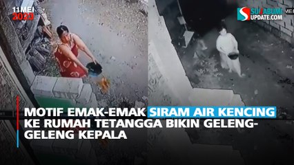 Motif Emak-emak Siram Air Kencing ke Rumah Tetangga Bikin Geleng-geleng Kepala