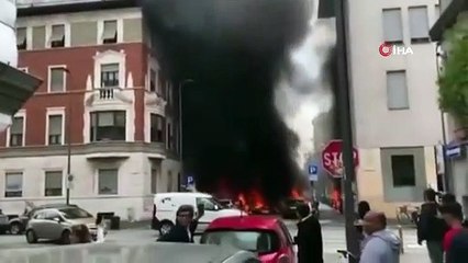 İTALYA'DA KORKUTAN PATLAMA