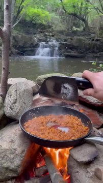 Juicy Steak Cooked on a Finnish Candle! Wild Cuisine
