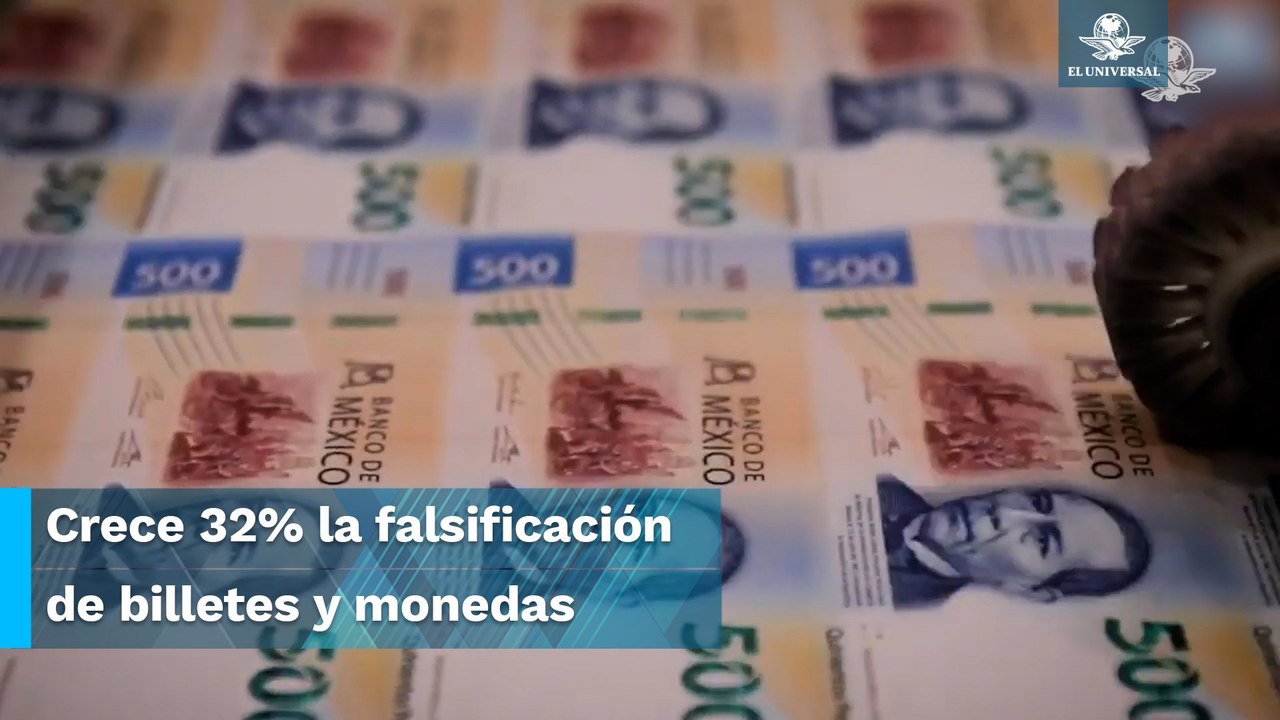 Billetes de 500 pesos, los más falsificados