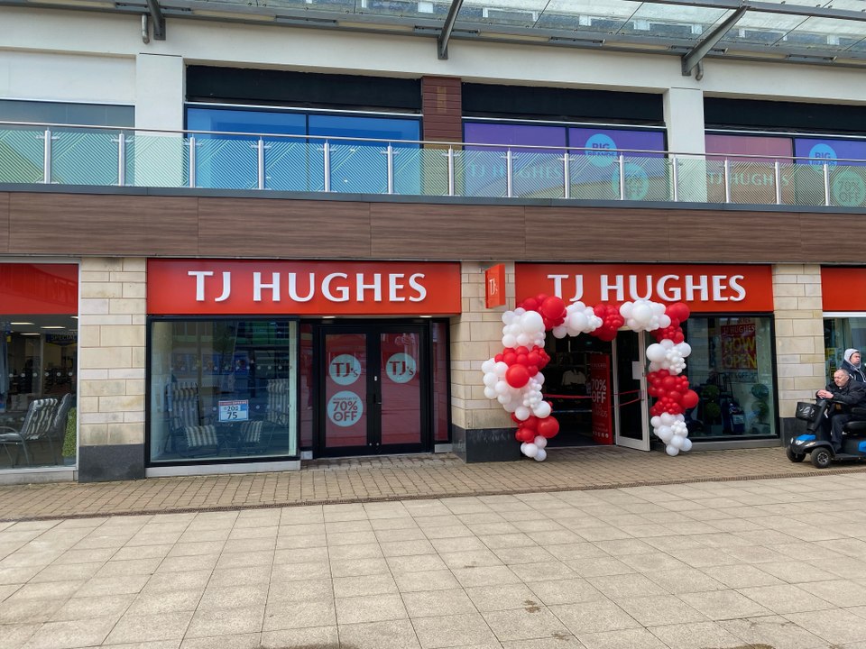 TJ Hughes reopens in Corby video Dailymotion