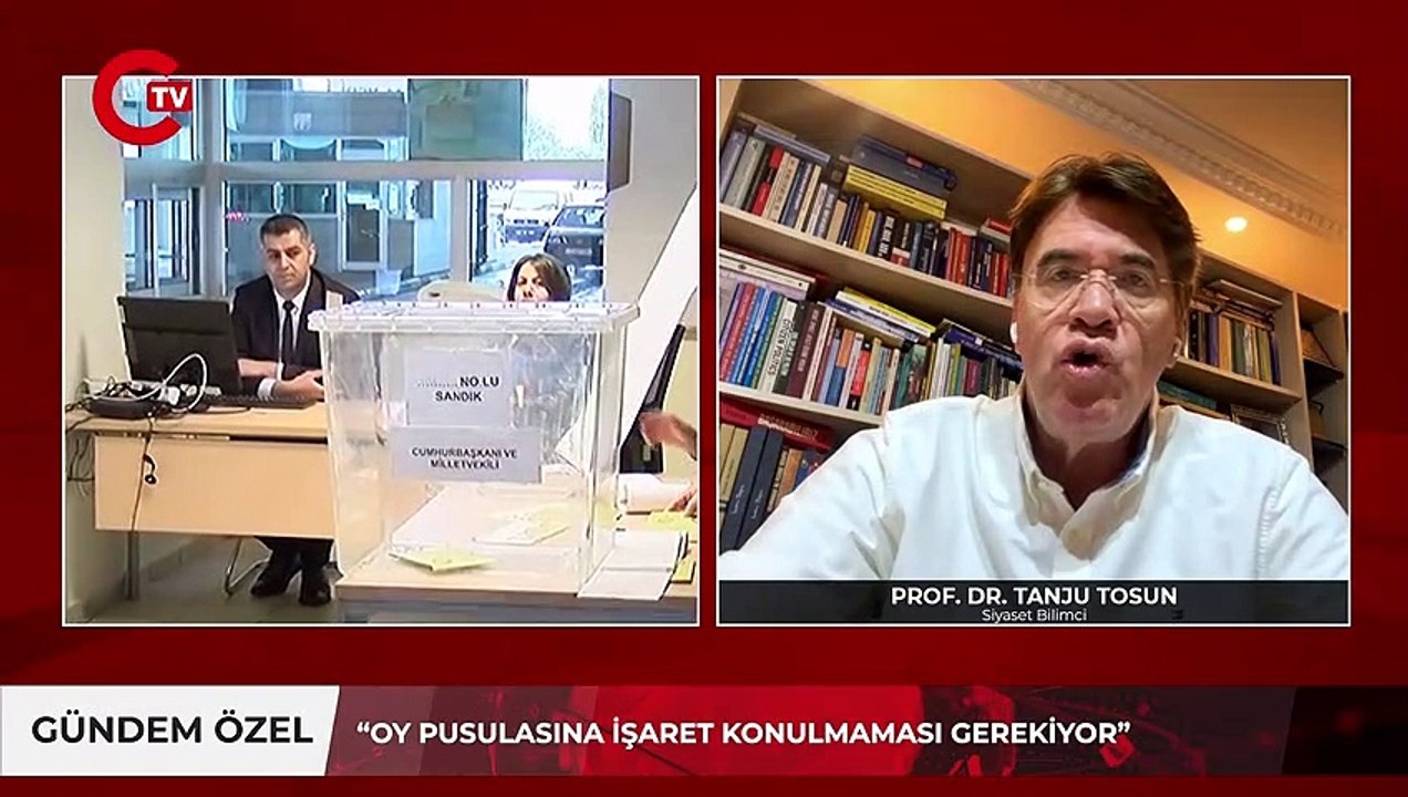 Sandık başında nelere dikkat edilmeli? Siyaset Bilimci Prof. Dr. Tanju Tosun tek tek anlattı...