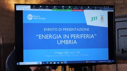 Arriva anche in Umbria il progetto "Energia in periferia"