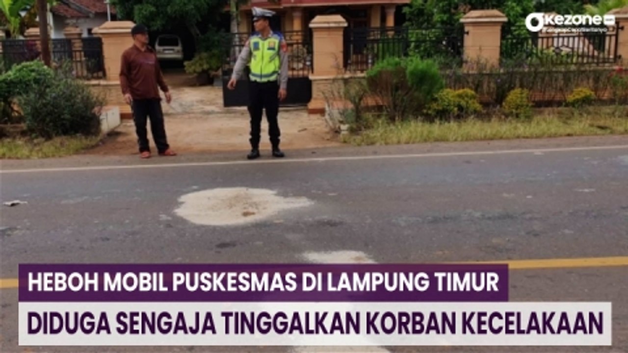 Heboh Mobil Puskesmas di Lampung Timur Diduga Sengaja Tinggalkan Korban Kecelakaan