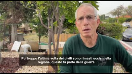 Un residente nel sud di Israele racconta: "Qui piovono razzi"