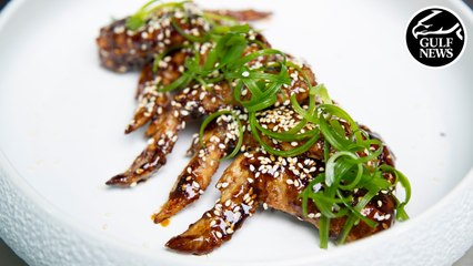 Asian baked chicken wings