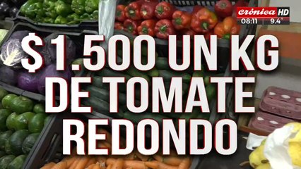 Frutas y verduras en el tope de los aumentos