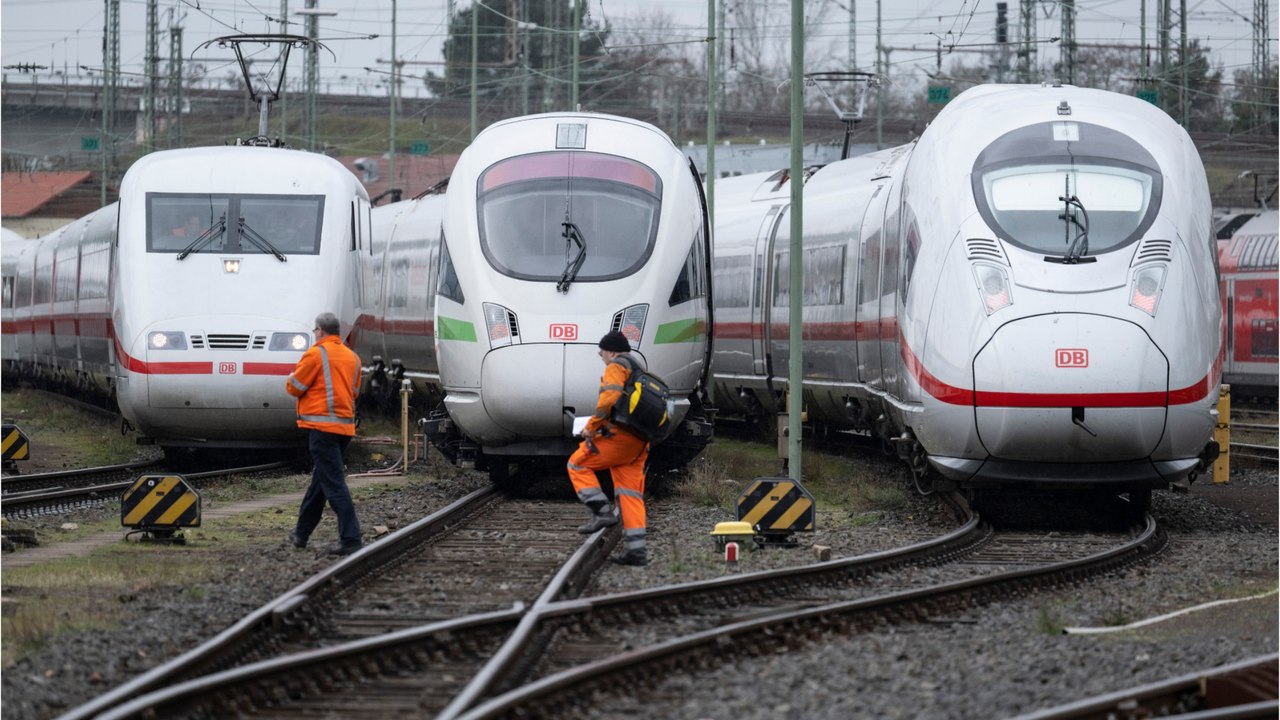 Bahn stellt wegen warnstreiks fernverkehr 50 stunden ein