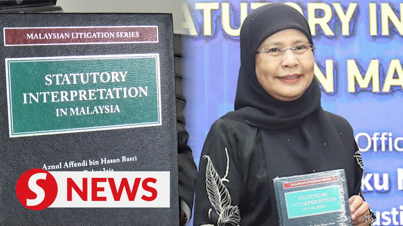 CJ Tengku Maimun launches Malaysia’s first statutory interpretation book