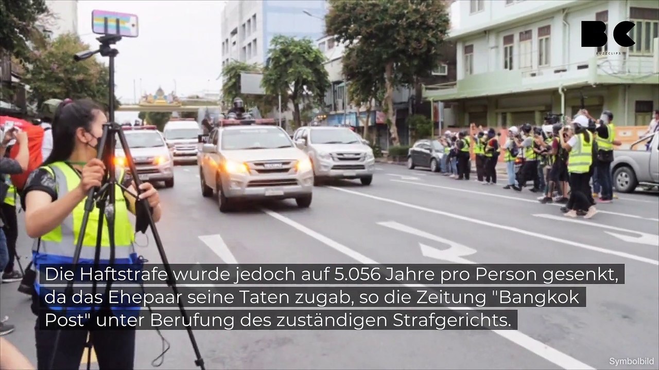 Thailand: Eheleute werden zu 12.640 Jahren Haft verurteilt