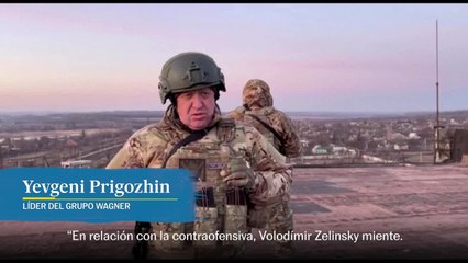 Declaraciones de Yevgeni Prigozhin sobre la contraofensiva ucrania