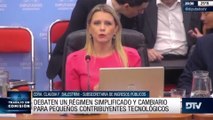 Con el análisis de funcionarios comenzó en Diputados el debate sobre el proyecto de monotributo tecnológico