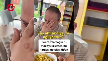 Ekrem İmamoğlu, Erzurum'daki görüntülere üzülen down sendromlu Fatih ile telefonda görüştü