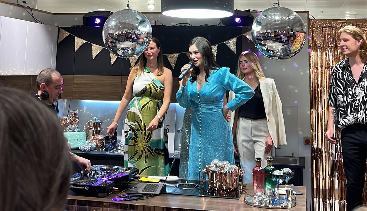 Sophie Ellis-Bextor makes Eurovision appearance at Liverpool John Lewis