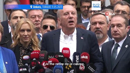 Turquie : un opposant à Erdogan jette l'éponge à trois jours de la présidentielle