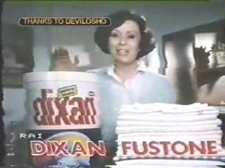 Pubblicità/Bumper anno 1982 RAI - Dixan Fustone Signora Giannini 6 Gemelli