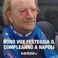 “Grazie mille” detto nel suo inconfondibile accento irlandese: Bono festeggia il suo compleanno a Napoli