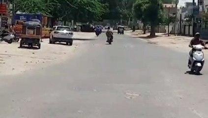 तपती सड़कें, पारा 41 पार, देखें वीडियो