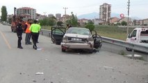 Karaman'da otomobil ile hafif ticari araç çarpıştı: 7 Yaralı