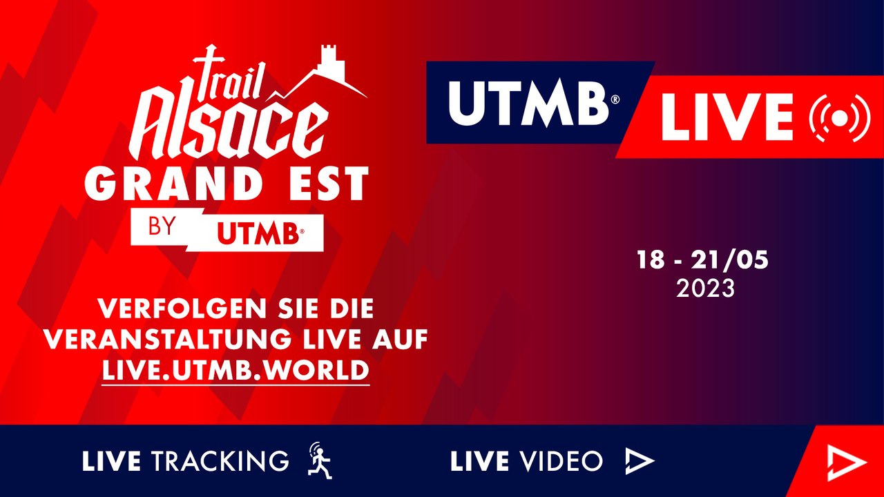 Trail Alsace Grand Est by UTMB - Deutsch Live
