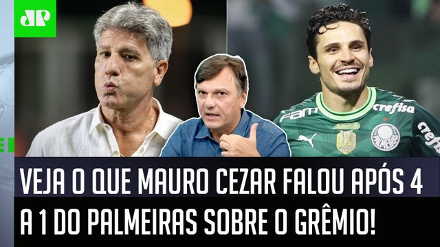 O Palmeiras PASSOU POR CIMA do Grêmio! E as DESCULPAS que o Renato Gaúcho deu... Mauro Cezar FALA!