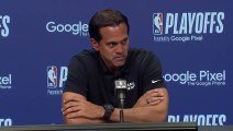 Erik Spoelstra after Wednesday's Game 5 loss to the Knicks