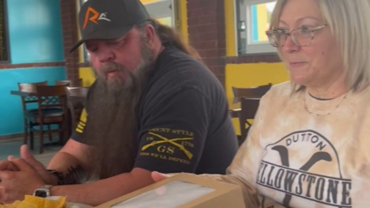 Lovely couple moved to happy tears after finding out they are going to be grandparents