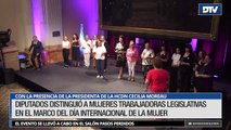 Diputados distinguió a mujeres trabajadoras legislativas en el marco del Día Internacional de la Mujer